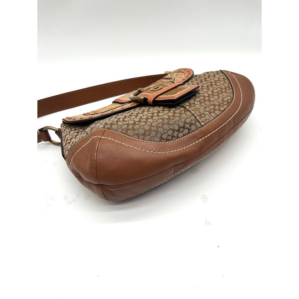 COACH SOHO Y2K Signature Studded Suede and Leather, Micro C, RARE - Picture 12 of 14